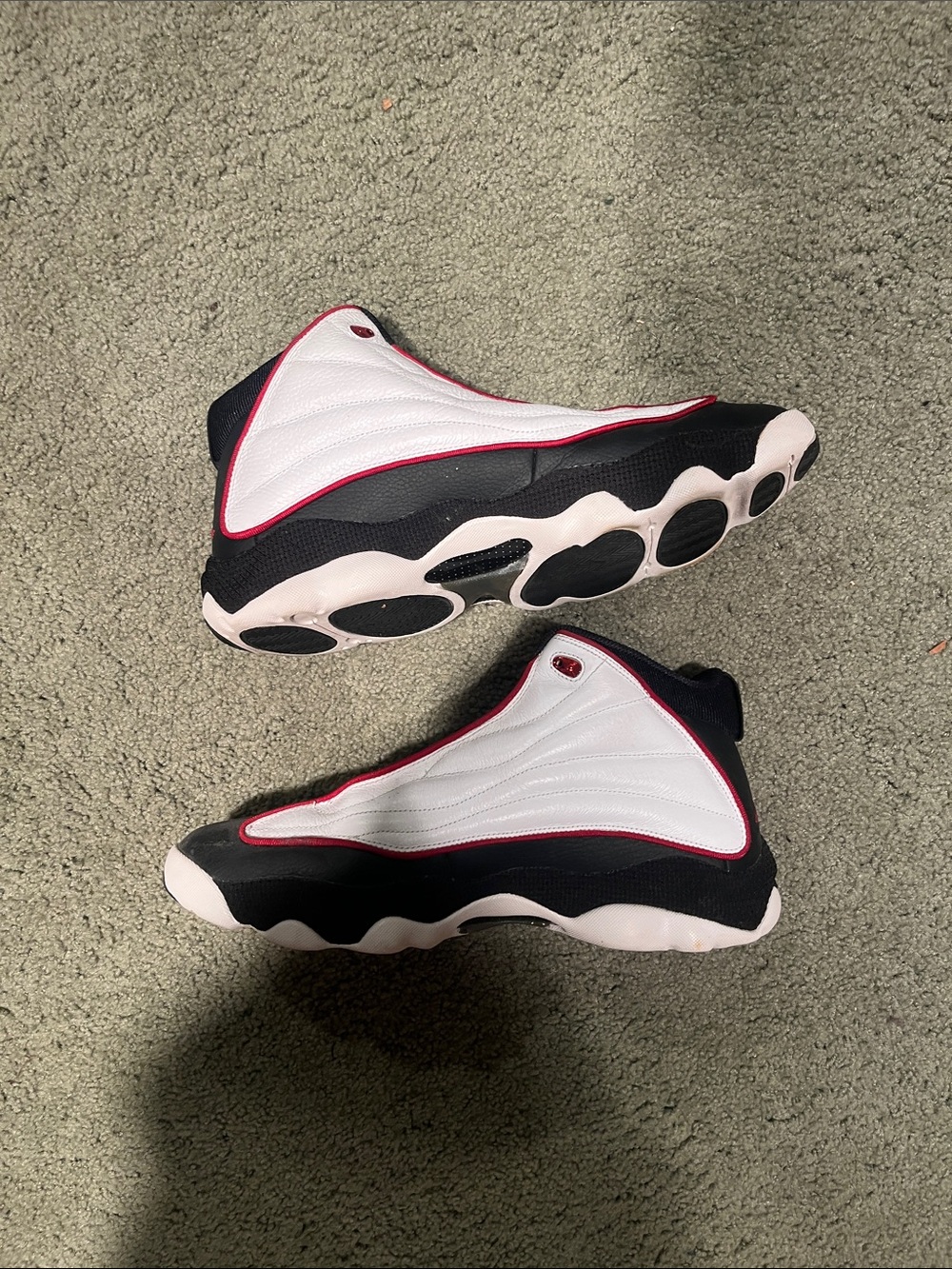 Jordan Men’s Sneakers — White / Black / Red - Picture 4 of 7